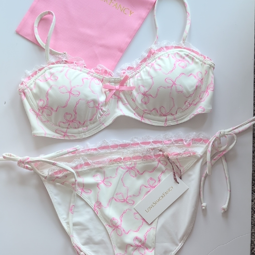 NWT LoveShackFancy Tallie Bikini